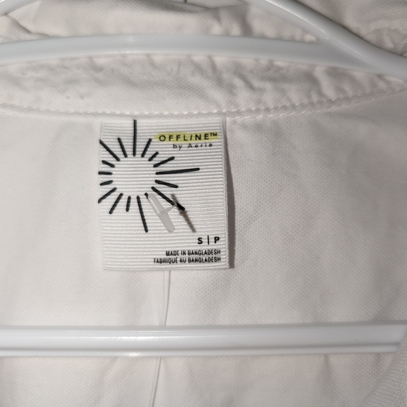 OFFLINE By Aerie - Over Sized Crinkle Button Down Shirt - Picture 8 of 12